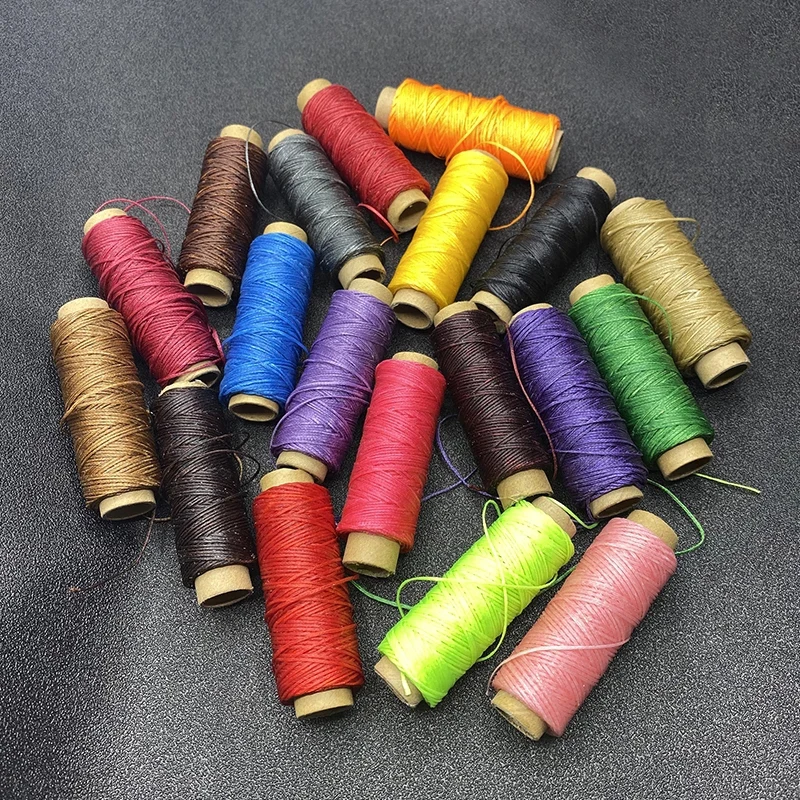 Leather Sewing Tools 1pc 50M 150D 1mm Leather Waxed Thread