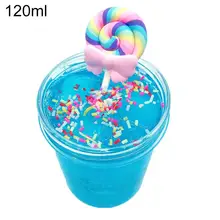 

60/120ml Lollipop Crystal Slime Clay Mud Stress Relief Sludge Plasticine Kid Toy Hand Fidget Toy Slime Toy Antistress for Childr