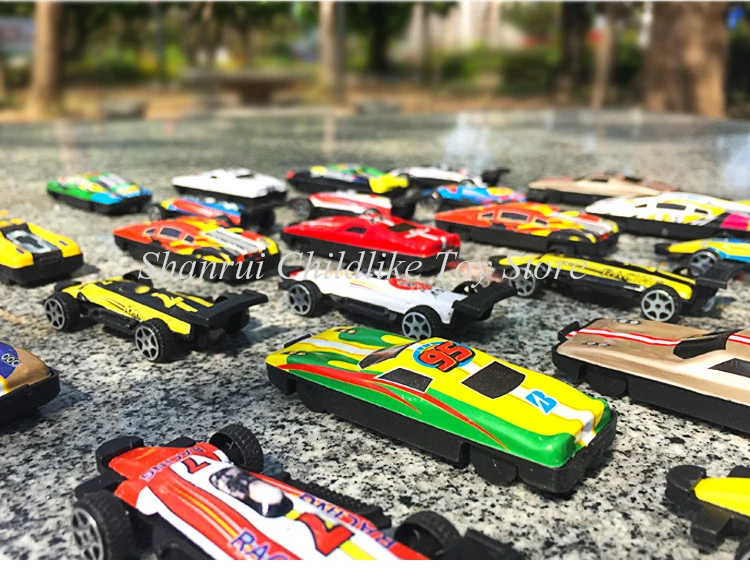 Mini Alloy Diecast Car Model Racing Finger Cars Vehicles Toy for Boys Kids Children Party Supplies Christmas Birthday Gifts