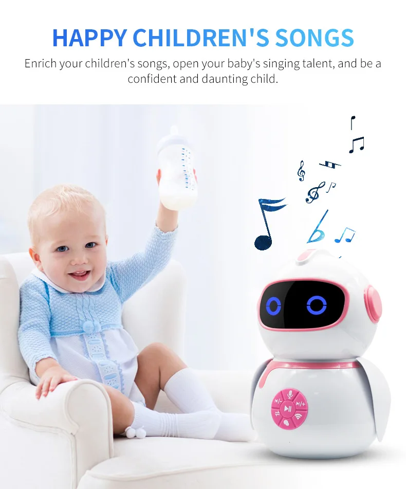 Intelligent children's robot high-tech voice intercom artificial intelligence robot (4)