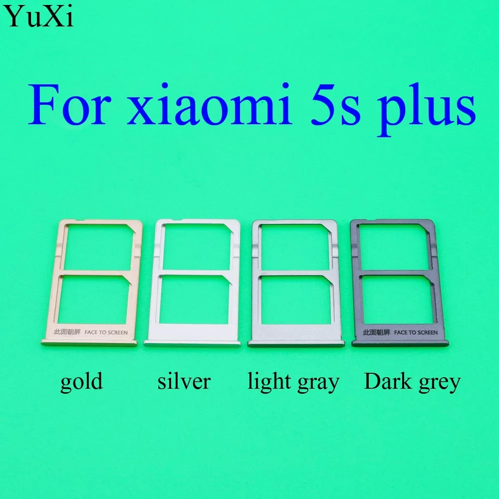 YuXi лоток для сим-карты для Xiaomi Mi5 5s 5x 5s Plus Sim+ SD слот для карт держатель заменитель адаптера запчасти