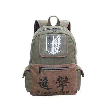 

Cosplay Backpack Anime Totoro Tokyo Ghoul Cartoon Student School Shoulder Bag Attack on Titan Naruto Teenage Laptop Travel Bags