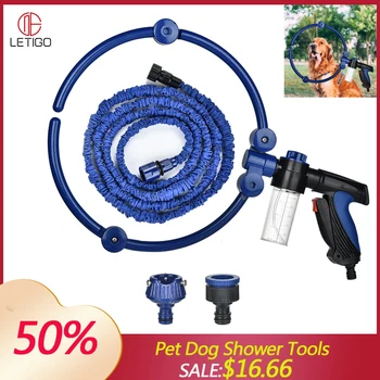 

Pet Dog Shower Tool Pet Bathing Tools 360 Washing Sprayers Ring-Shaped Quick Bath Cleaning Washing Bath Sprayers Pet Supplies