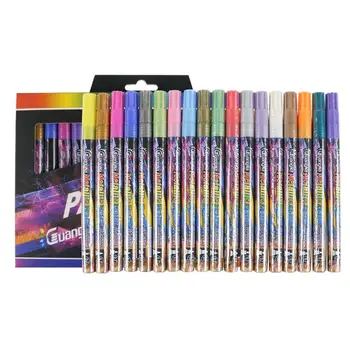 

18/12/6 Waterproof Acrylic Paint Marker Pen Tire Metal Paint Ink Mark Pen Colorful Decorations Writing Graffiti Paint Marker