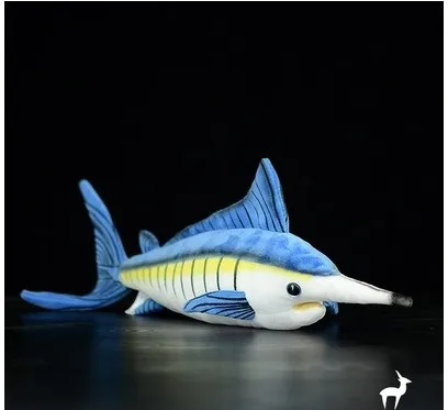 Marlin 40cm 38 см Hammerhead плюшевая игрушка «Акула» чучело океанское животное плюшевые мягкие игрушки для детей подарок на день рождения - Цвет: Marlin 40cm