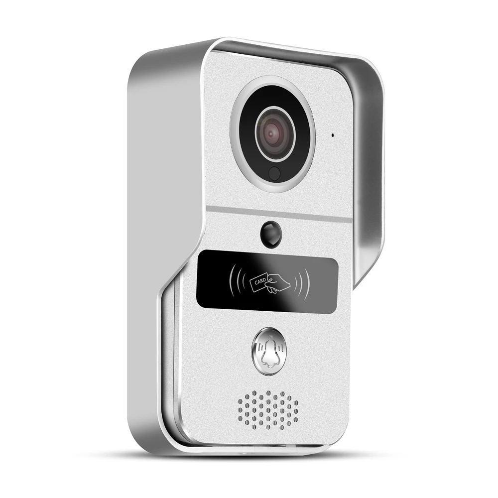 Full Duplex Аудио Видео домофон ночного видения HD умный беспроводной дверной звонок
