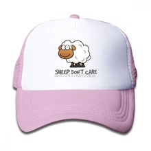 Летняя Детская сетчатая Кепка с принтом овечки