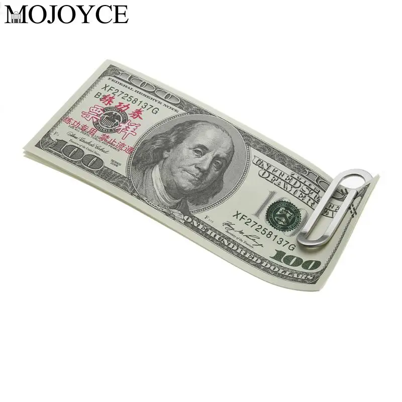 Из нержавеющей стали, металлические многофункциональные мужские скрепки для бумаги, зажим, держатель, папка, кредитная карта, портфель, держатель для денег, серебряный зажим