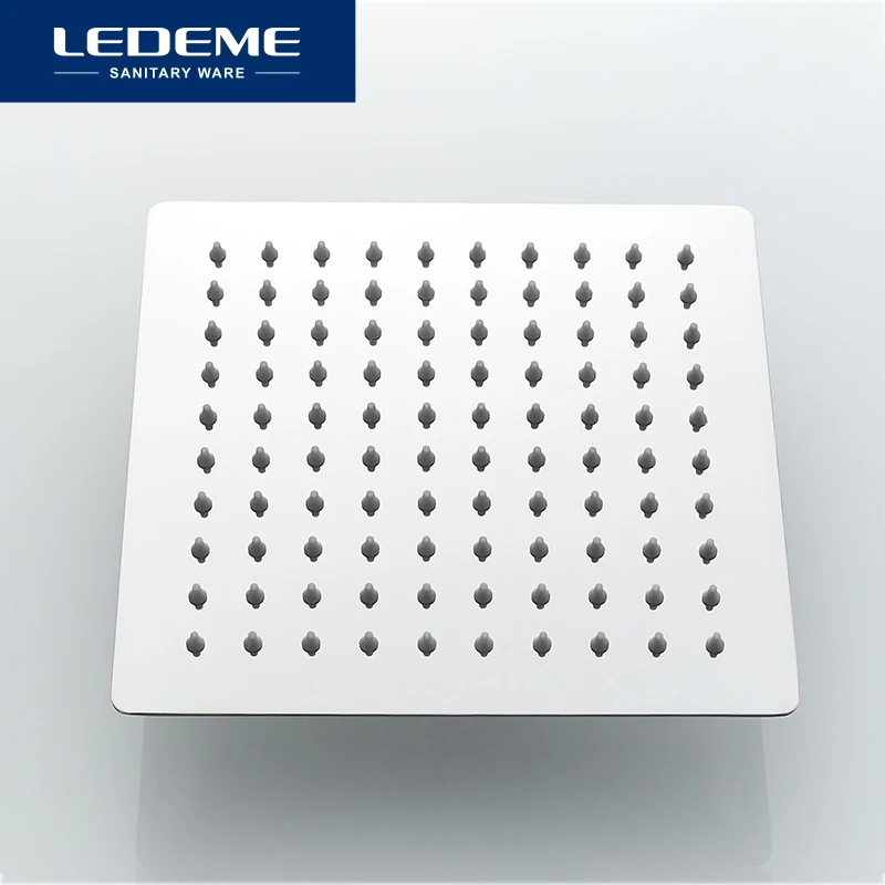 LEDEME Bath Shower Faucet Set Wall Mounted Shower Faucets Bathroom Faucet Bathtub Faucets Waterfall Mixer Tap Set Torneira L2416