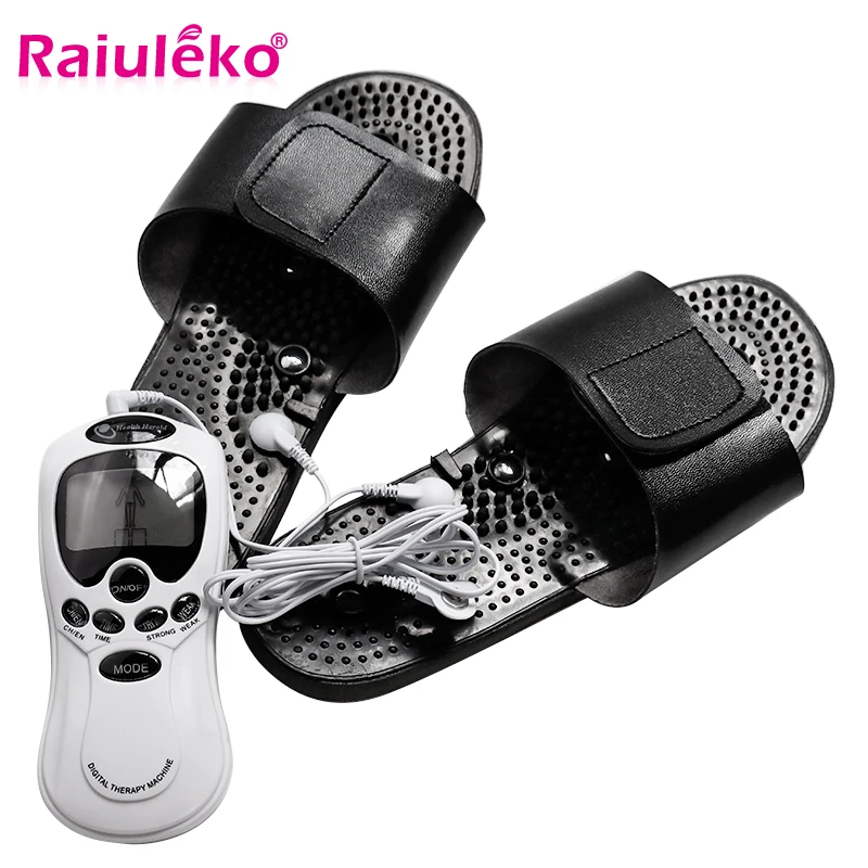 Massage Therapie Elektrode Hausschuhe Zehn Akupunktur Therapie Elektrode Massage Slipper Körper Finger Fuß Entspannende Massager Maschine Massage Therapie Elektrode Hausschuhe Zehn Akupunktur Therapie Elektrode Massage Slipper Körper Finger Fuß Entspannende Massager Maschine