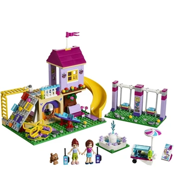

341pcs Girls Lepining Friends Heartlake City Playground Building Blocks Bricks Education Toys For Bela 10774