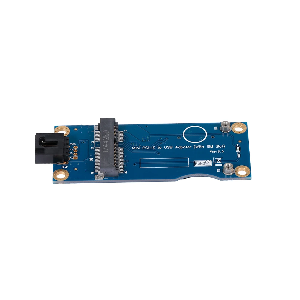 Мини PCI E к USB адаптер карта с sim слотом WWAN тест конвертер 3g/4G модуль горизонтальный