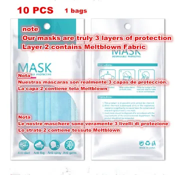 

mascarillas máscara mascarilla 3-ply Meltblown Disposable Hygiene Face Fabric Mask masque Face mask Filter mondkapjes masker 마스크