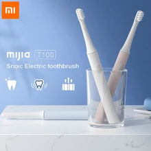 Xiaomi Mijia T100 звуковая электрическая зубная щетка для взрослых Водонепроницаемая ультра звуковая автоматическая зубная щетка USB перезаряжаемая для умного дома