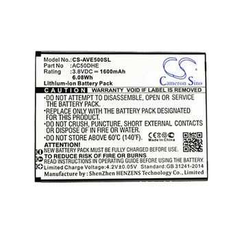 

Cameron Sino AC50DHE Battery for Archos Elements 50d Helium Elements 50d Helium Dual SIM LTE 50d Helium 50d Helium 4G 1600mAh