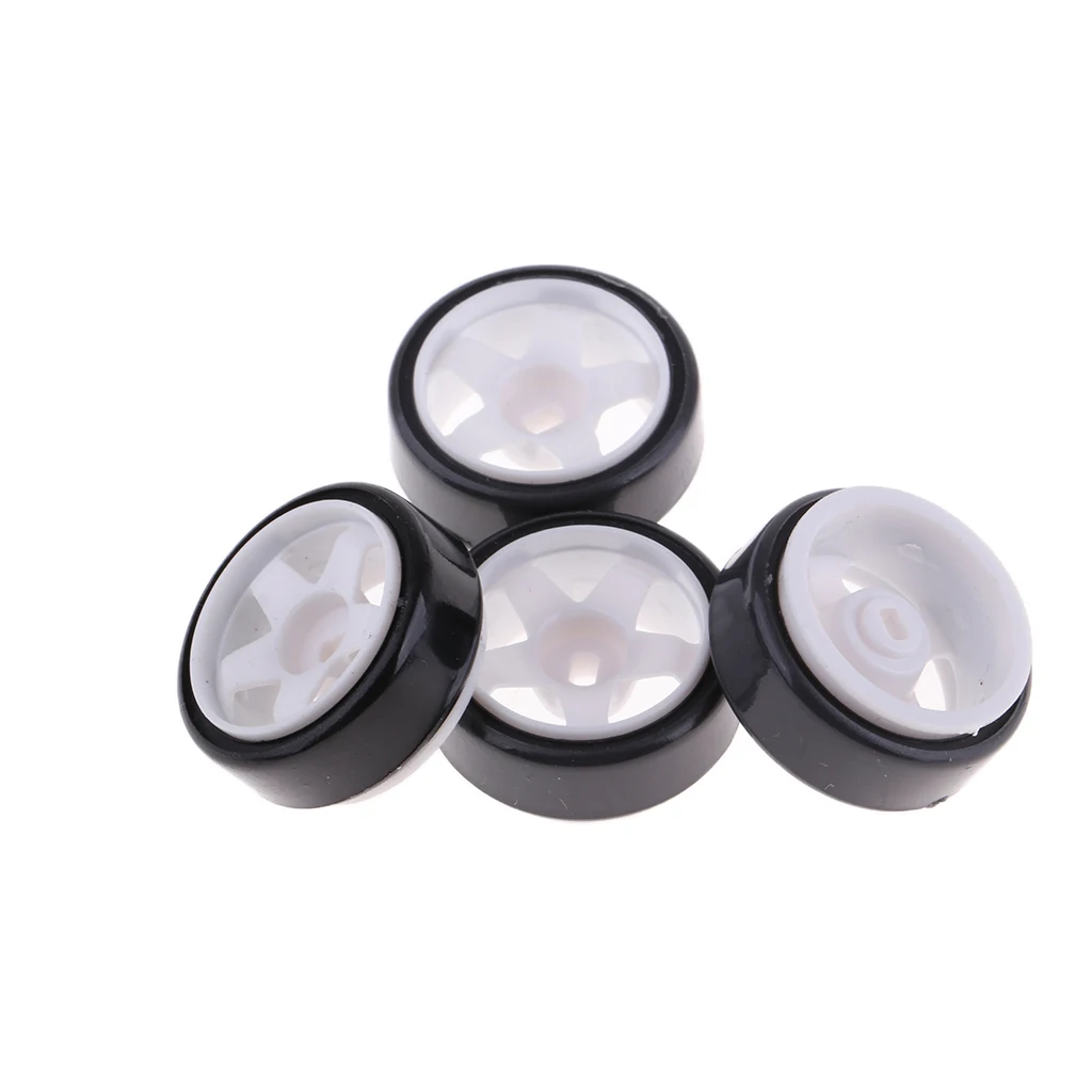 4pcs 1:28 Car Tyre Simulation Tire Toys Gifts RC Spare Parts for Children
