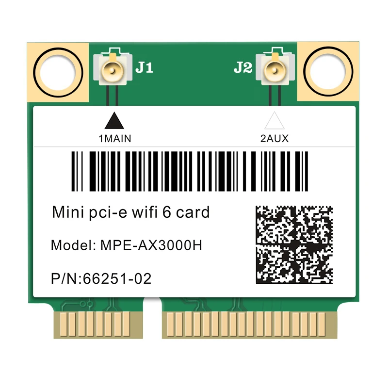 2974mbps Wifi 6 Dual Band Wireless Half Mini Pci-e Network Wlan Wifi Card  Bluetooth 5.0 802.11ax/ac 2.4ghz/5ghz Adapter Mu-mimo - Network Cards -  AliExpress
