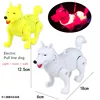 Upgrade Electric Pull Line Animal Toy Unicorn, Horse, Deer, Pig, Squirrel, Cattle And Dog,With Light + Music + Walking 4