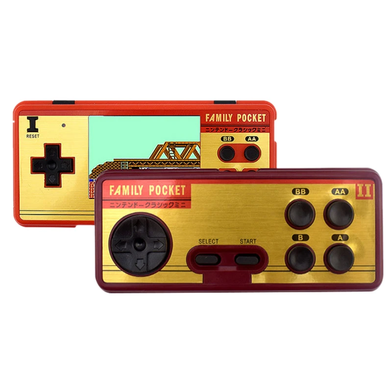 

Data Frog Portable Handheld Game 2 Players Built In 638 Classic Games Console 8 Bit Retro Video Game For Gift Support AV Out Put