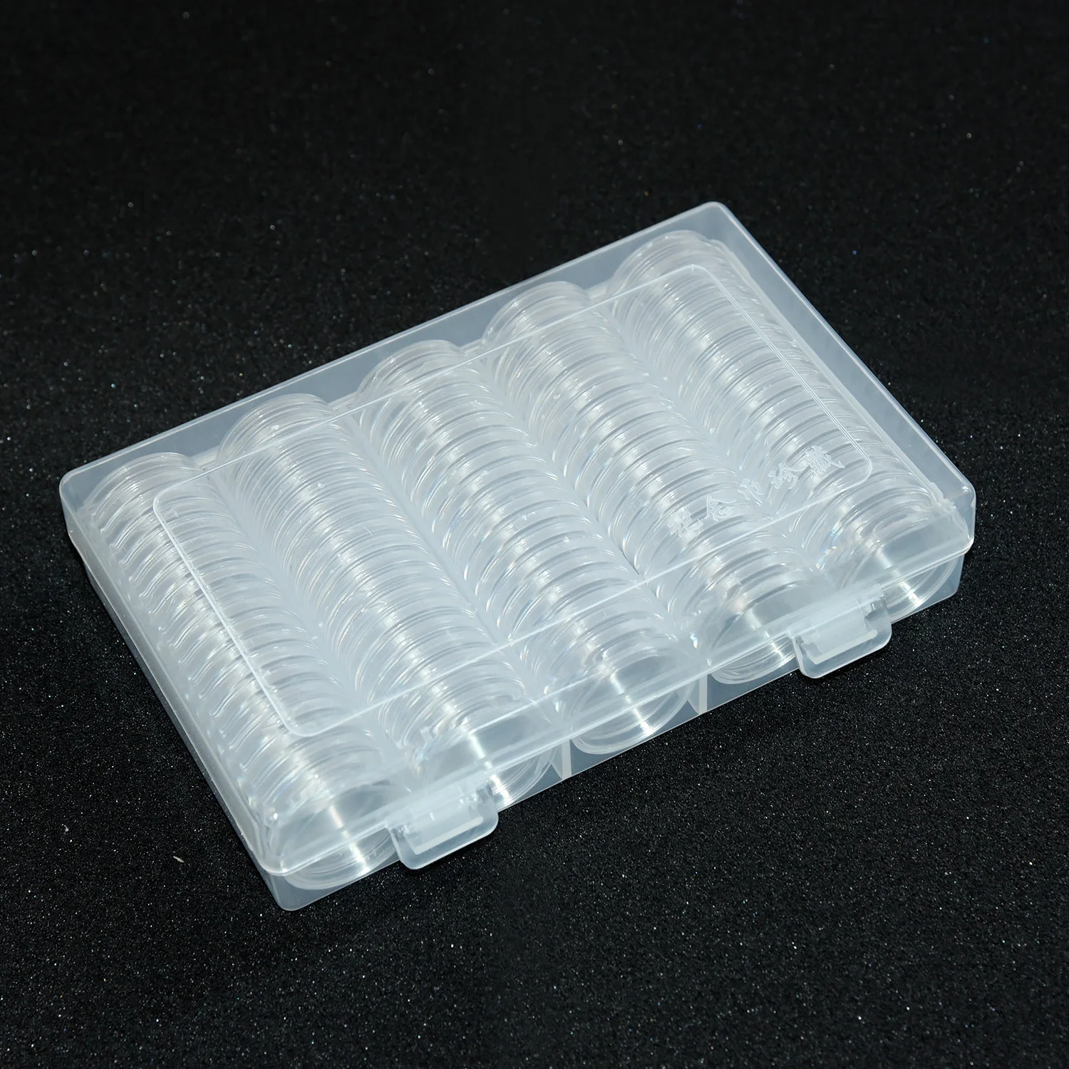 100pcs 27/30mm Coin Capsule box holder Capsules Container with Storage Organizer Box For Coin Collection Coin Case Storage Box