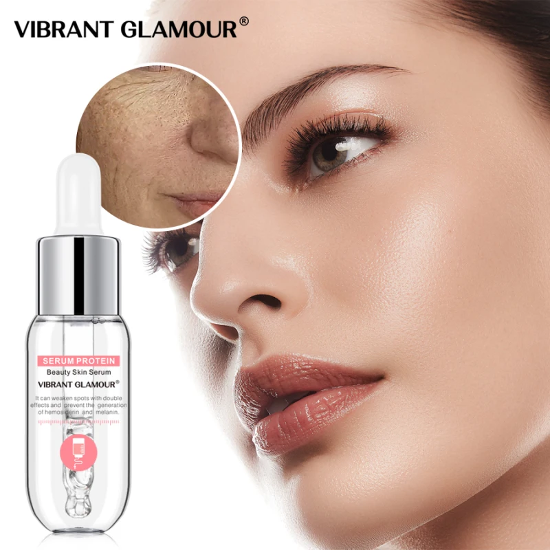 

VIBRANT GLAMOUR Deep Moisturizing Facial Essence Anti-allergy Hydration Serum Protein Face Serum Anti-Wrinkle Skin Care TSLM1