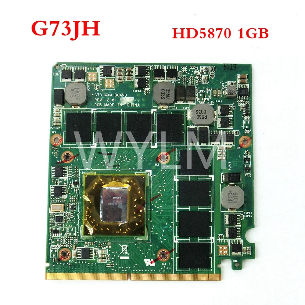 Плата видеокарты G73_MXM HD5870 1 ГБ 216 0769008 для ASUS G73 G73J G73JH Laptopo VGA материнская плата 100%