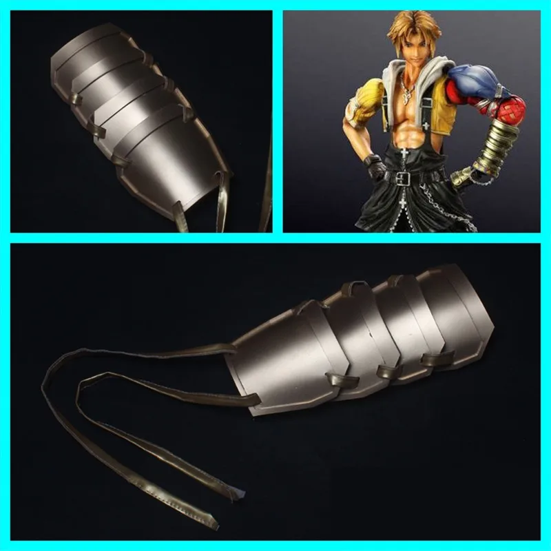 1 шт. FINAL FANTASY X FFX FF10 Tidus рука Armour нарукавник ПВХ аниме Хэллоуин косплей реквизит
