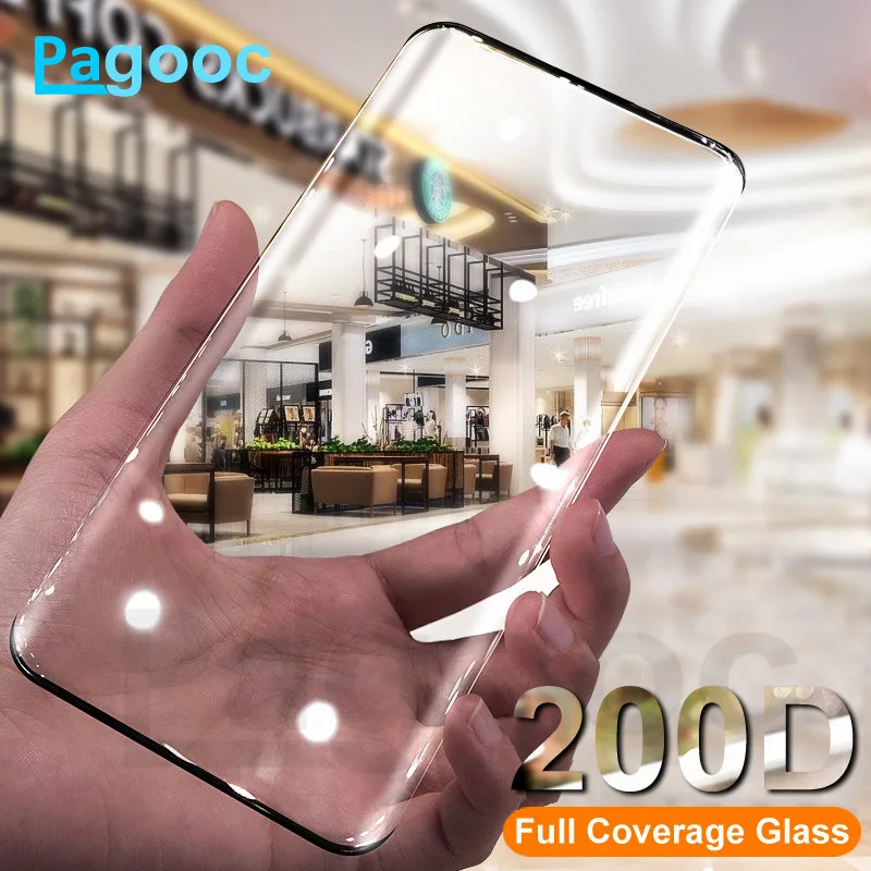 200D полностью изогнутое защитное закаленное стекло для samsung Galaxy Note 8 9 10 S10 S9 S8 Plus S10e стеклянный чехол с защитной пленкой для экрана