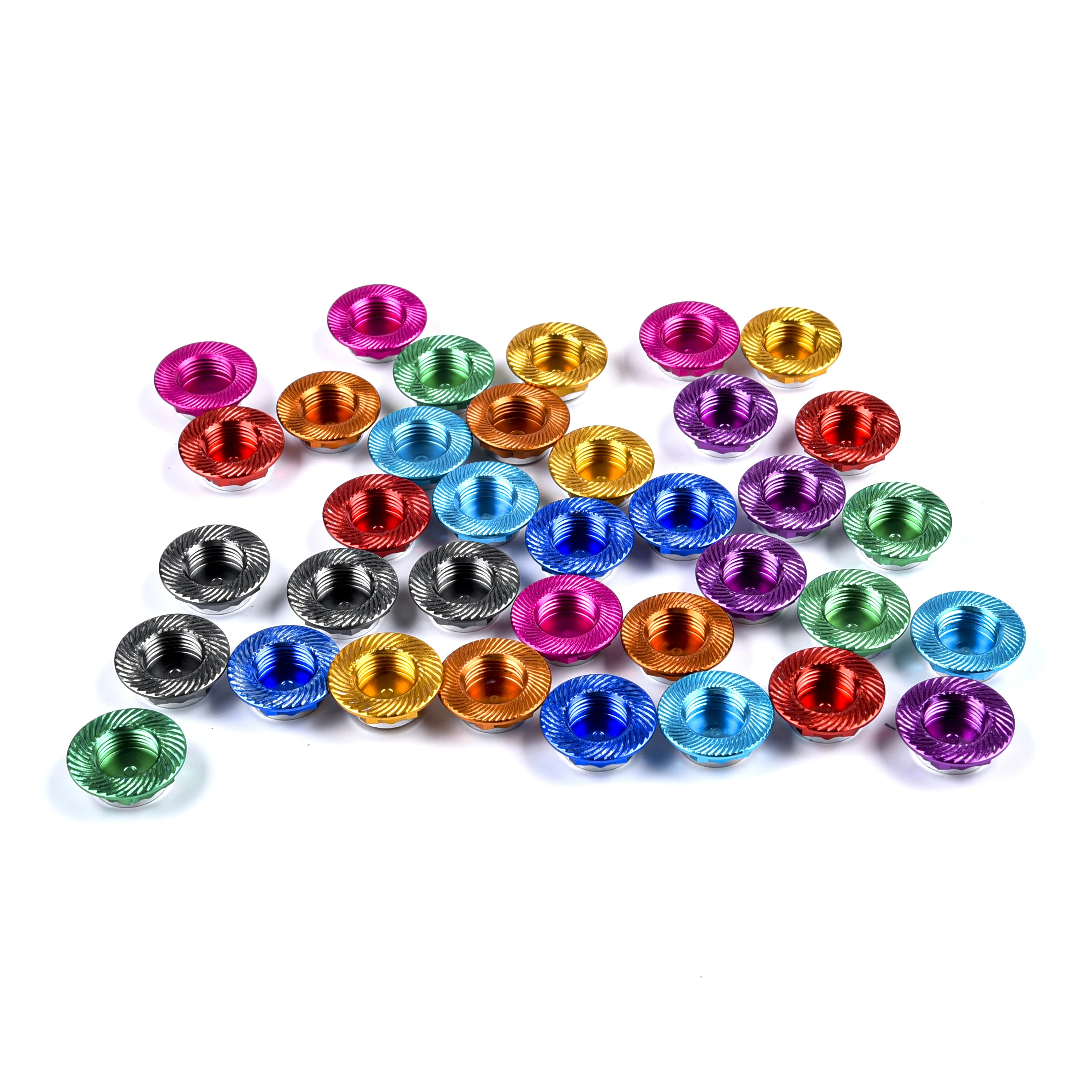 Écrous De Moyeu 17mm Pour Voiture RC 1/8 - Pack De 4, Alliage Aluminium, Anti-poussière - Rouge