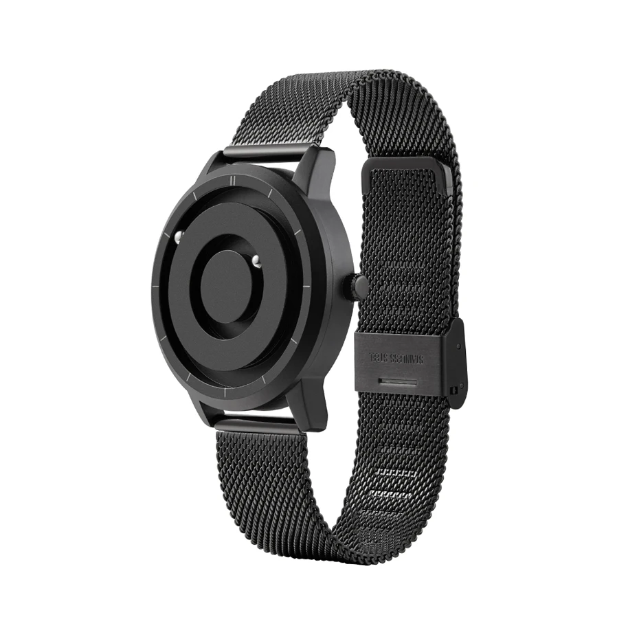 EUTOUR New Innovative Blue Gold Magnetic Metal Multifunctional Watch Men's Fashion Sports Quartz Watch Simple Men's Watch 2