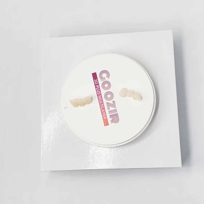 

Многослойный циркониевый блок gooserr 3D Plus для стоматологической лаборатории CADCAM 98*10 -25 материалы циркониевый диск