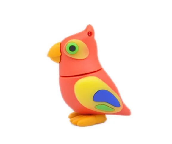 JASTER USB флеш-накопитель Милый Мультфильм Красочная птица U диск мини милый флеш-накопитель firebird ручка-накопитель 4 ГБ 8 ГБ 16 ГБ 32 ГБ 64 ГБ флешка