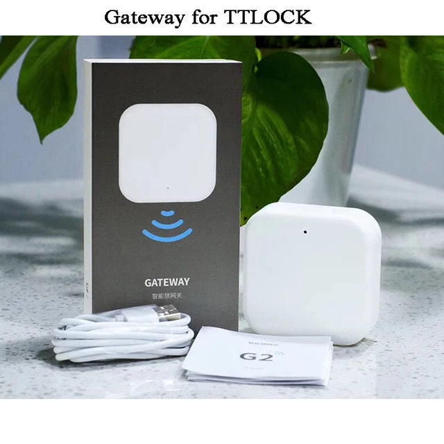 $22.97 Wifi Gateway for Smart Door Lock Bluetooth TTlock One time Code Phone Remote Control Office/Workshop lock