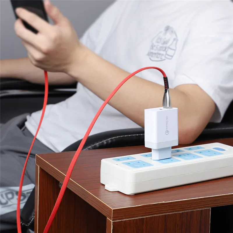 Micro USB кабель 3A Быстрая зарядка USB кабель для передачи данных для samsung Xiaomi Redmi Note 4 5 Android Microusb зарядное устройство для мобильных телефонов 2 м