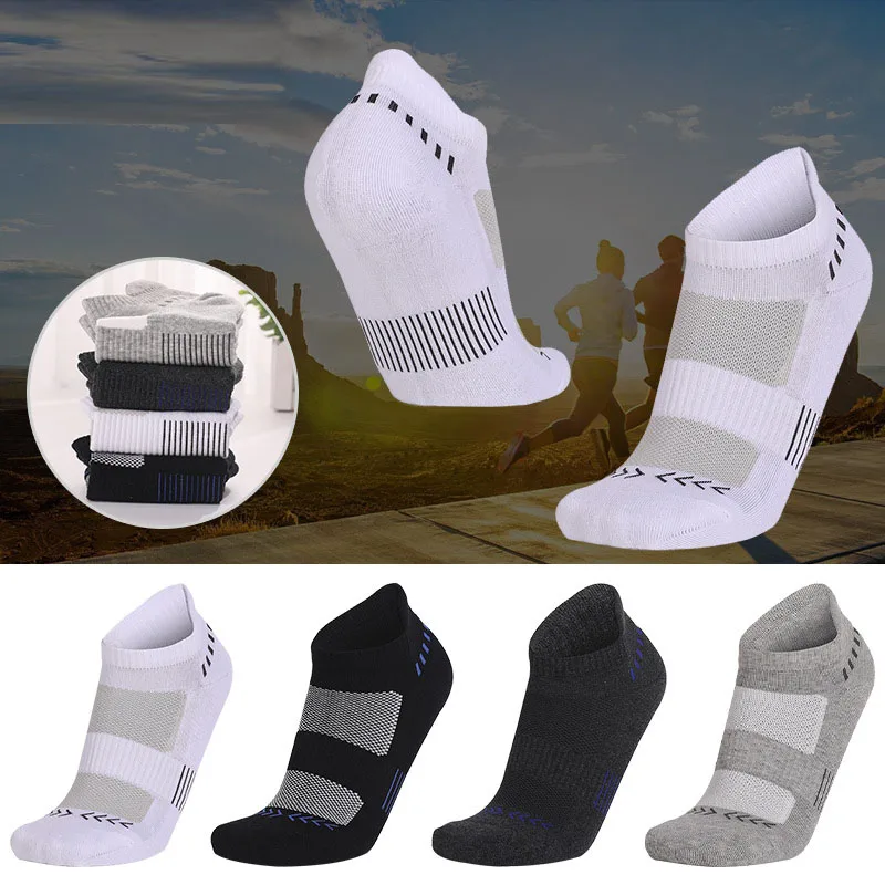 

Men Running Ankle Socks Basketball Breathable Sport Cycling Walking Women Outdoor Quick Dry Comfort Cotton Athletic Sweat Sock