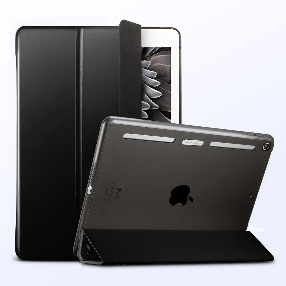 Чехол для iPad 9,7, ESR из искусственной кожи передняя крышка+ Мягкий ТПУ бампер край+ PC задняя Авто спящий умный чехол для нового iPad выпуска