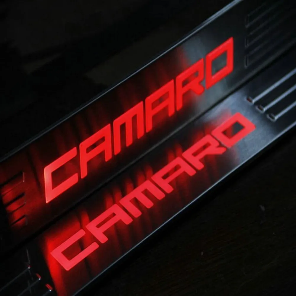 Автомобильный Стайлинг для Chevy Chevrolet Camaro аксессуары 2009 2018 светодиодные пороги