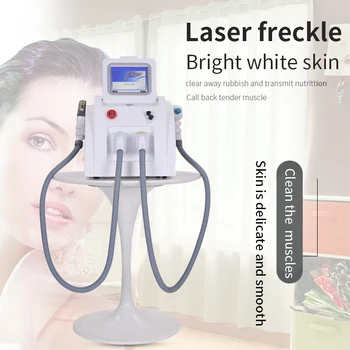

IPL laser yag hair remover ND YAG tattoo removal laser beauty machine with 2 handles carbon peeling treatment