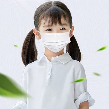 

In Stock Children's Mask Disposable Protective Face Masks Dustproof Mouth Mask for Kid Health Elastic Mask Fast delivery