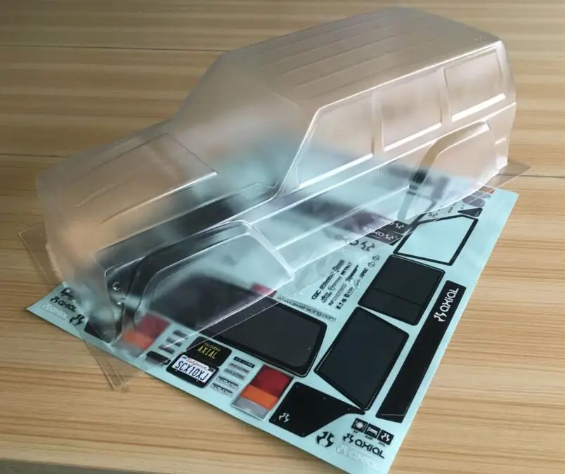 

Clear Car Shell Wheelbase 313mm for 1/10 RC Crawler Car Model Democratic 90047 90046 Axial SCX10 Transparent Plastic Car Body