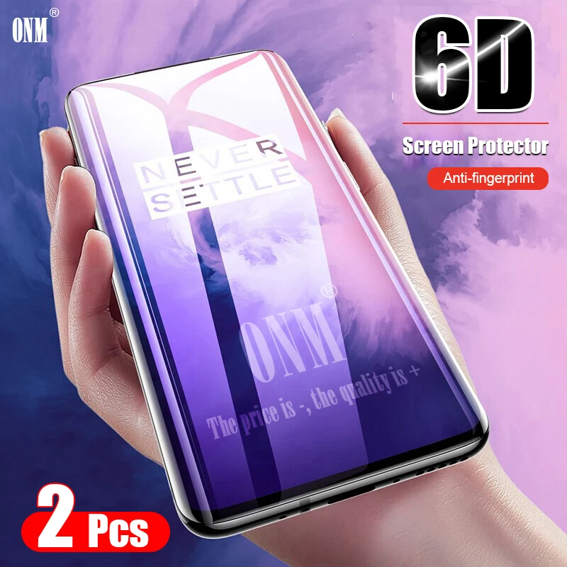 6D закаленное стекло для OnePlus 7T полное покрытие изогнутая защитная пленка на экран для OnePlus 7T Pro Премиум защитное стекло