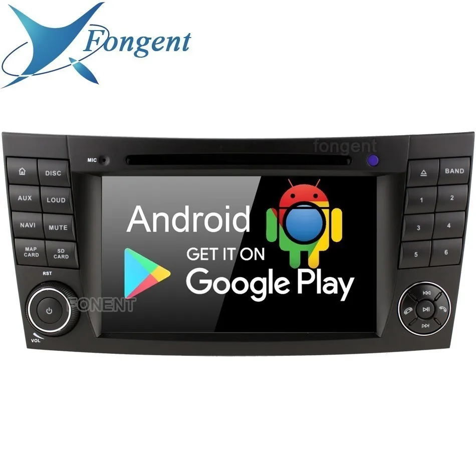 Автомобильный DVD плеер на Android 9 0 для Mercedes Benz E G Class W209 W211 W219 W463 GPS навигация система