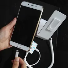 30 компл./упак.) мобильный телефон сигнализация дисплей стенд держатель с зарядным устройством и пультом дистанционного управления анти shoplifting