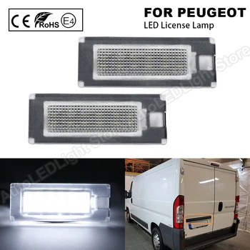 

2PCS LED License Plate Light Number Plate Lamp For FIAT DUCATO Bus Kasten PEUGEOT BOXER Bus Kasten CITROEN JUMPER Bus Kasten