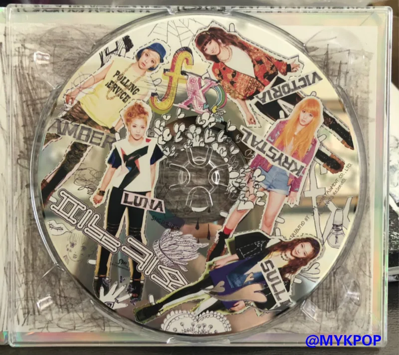 [MYKPOP]~ Официальный~ f(x) FX альбом 1: P I N O C H I O, KPOP Fans Коллекция-SA19101506