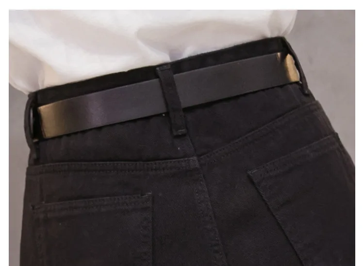 New Style Korean-style WOMEN'S Wear with Holes Versatile High-waisted Wide-Leg Denim Shorts Female Summer Shorts Fashion