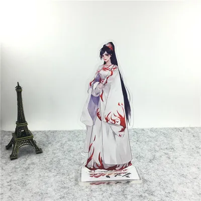 Grandmaster of Demonic Cultivation мультфильм акриловый брелок Lan Wangji Wu Wuxian модные цепочки для ключей, аксессуары в подарок