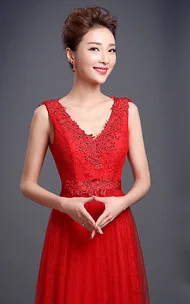 Wedding Dress Bride Korean Style Wedding Dress Bright Red Wedding Dress off-the-Shoulder Palace Slim Fit Slimming Bandage Cloth