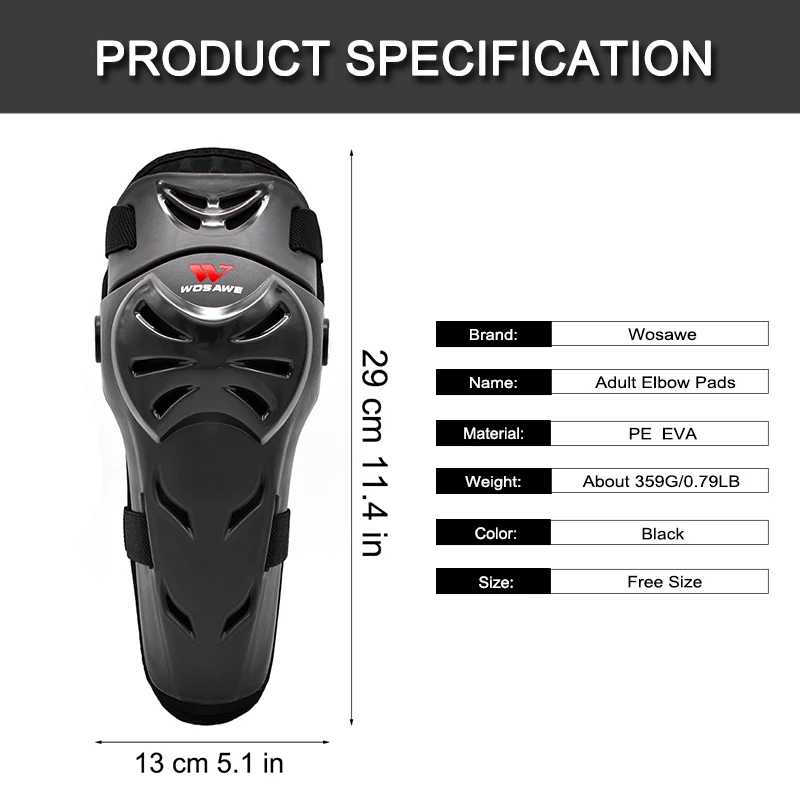 WOSAWE мотоциклетные наколенники для мотокросса защита колена мотогонок Защитная
