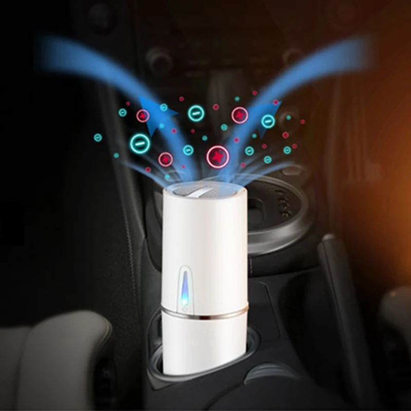Vertical Car Air Purifier Cup Shape Ion Odor Odor Removal Formaldehyde Purifier